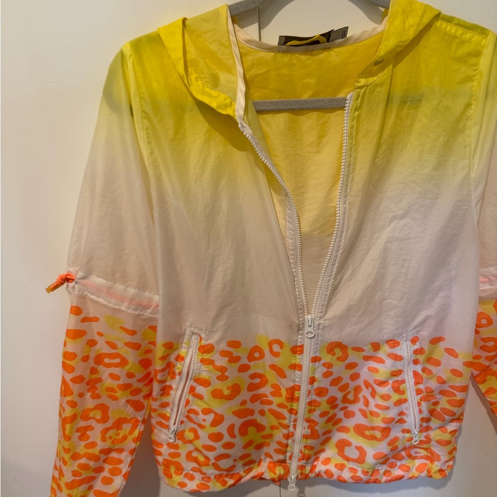 Stella McCartney Yellow and Orange Hooded Jacket